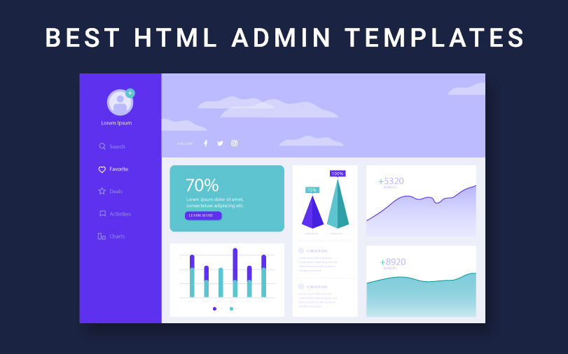 23 Best HTML Admin Templates for your next project