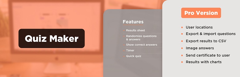 Quiz maker WordPress Plugin