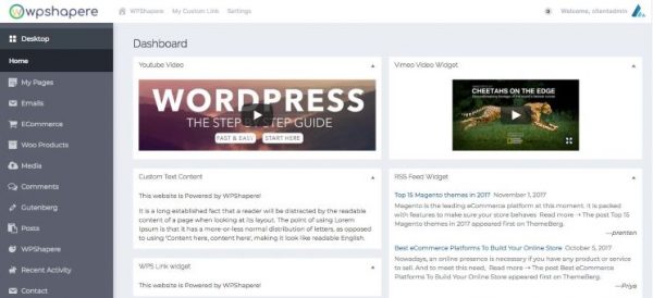 WPShapere Lite WordPress admin theme released on WordPress.org