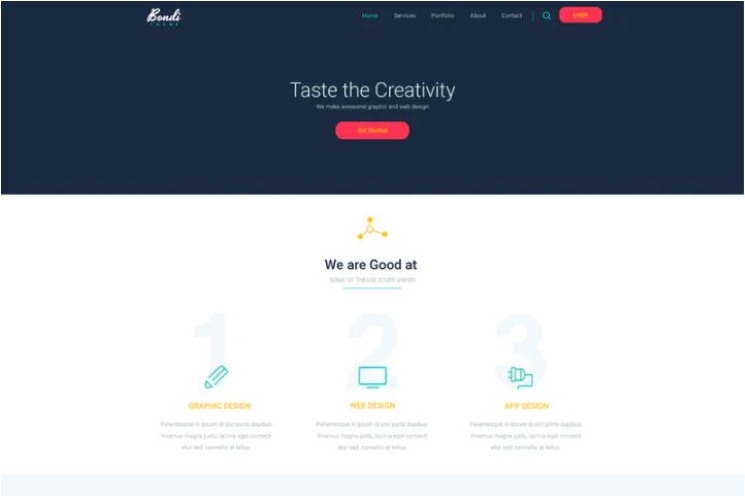 Free PSD for Web development