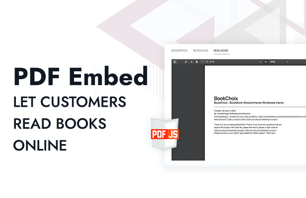 BookStore PDF embed - Users to read Books Online