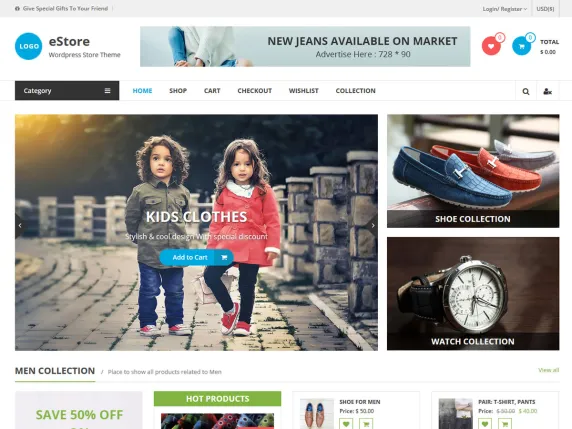 estore WooCommerce Theme