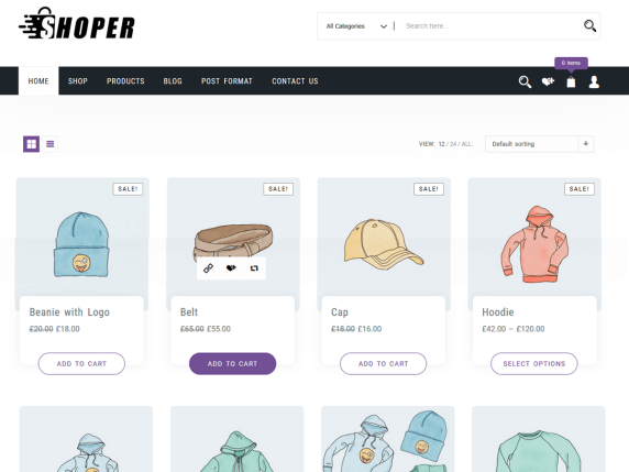 Shopper Store WordPress Theme