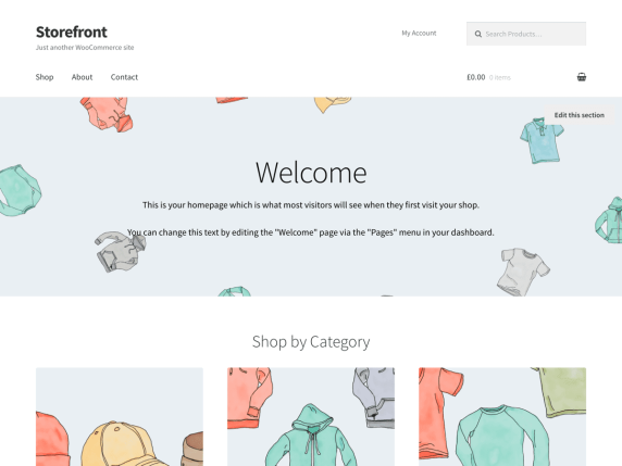 Storefront WooCommerce Theme