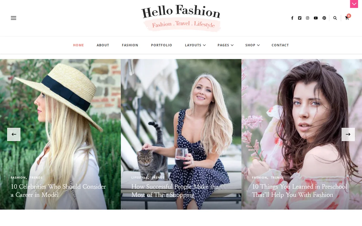 Hello Fashion WordPress Theme