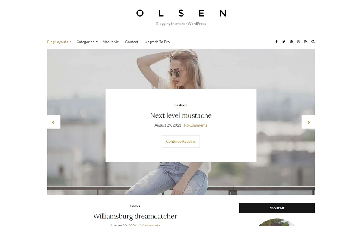 Olsen Light WordPress Theme