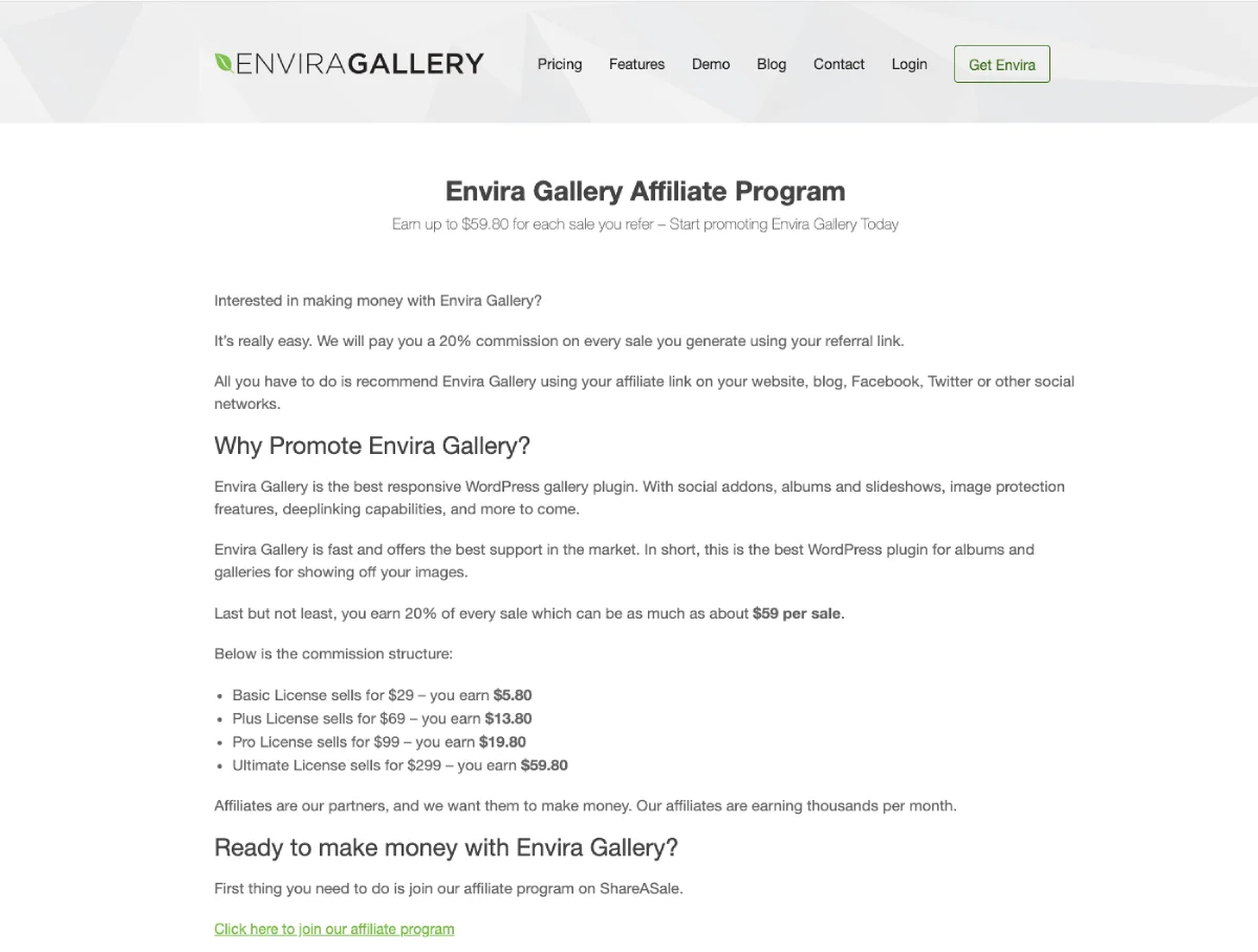 Evira Gallery Affiliate Program